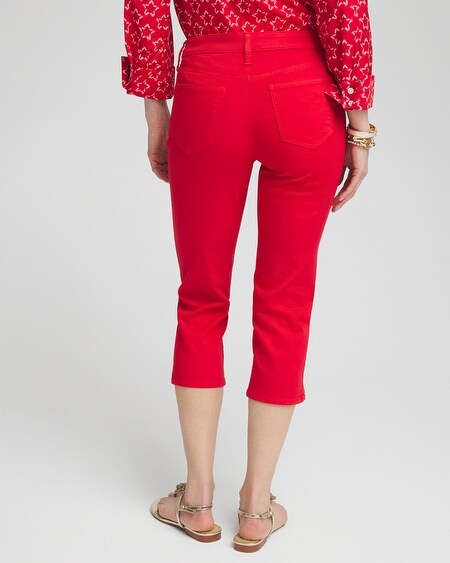 Shop Chico's Girlfriend 21" Capris In Madeira Red Size 20/22 |