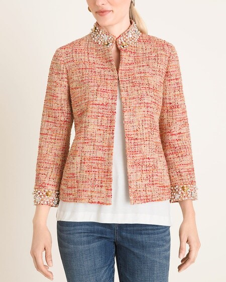 Embellished Tweed Jacket - Chico's