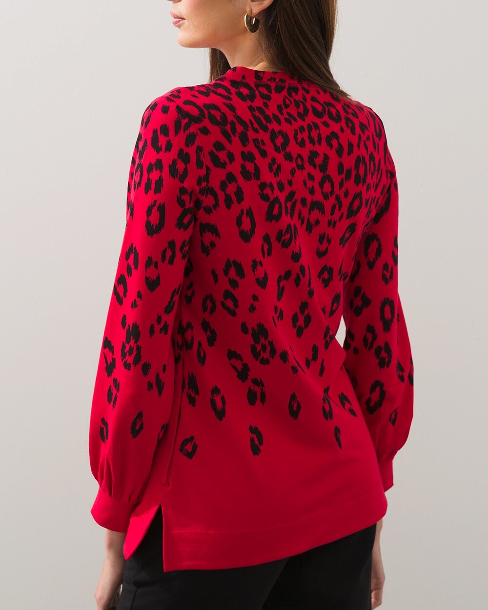 Zenergy French Terry Leopard Tunic - Chico's