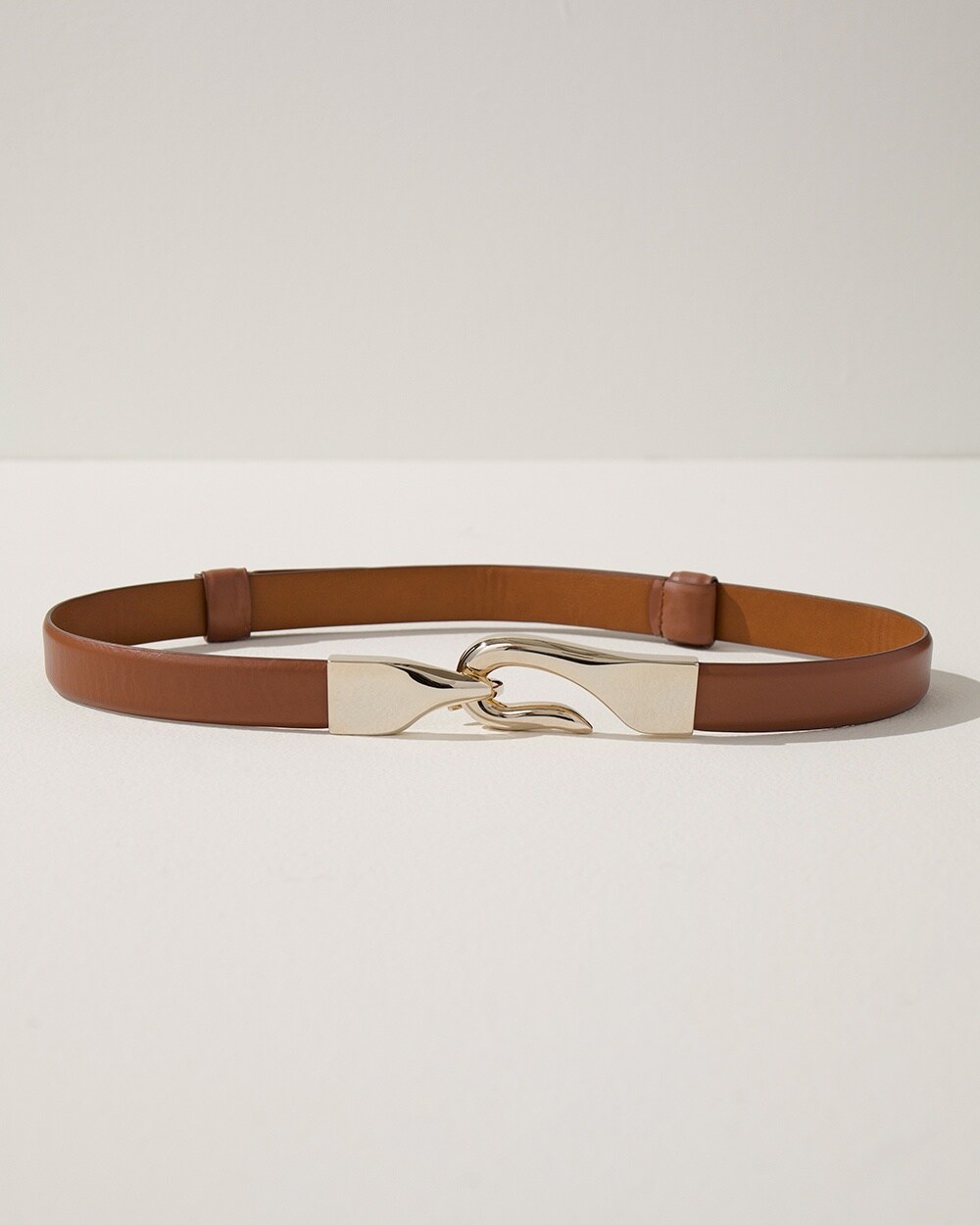 Leather Adjustable Hook Belt - Chico's