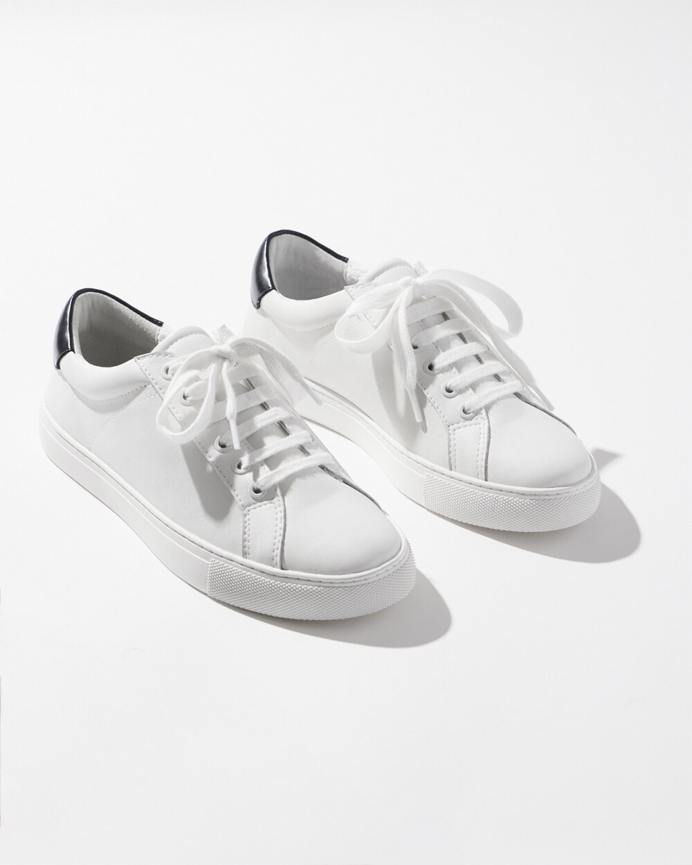White Leather Sneakers - Chico's