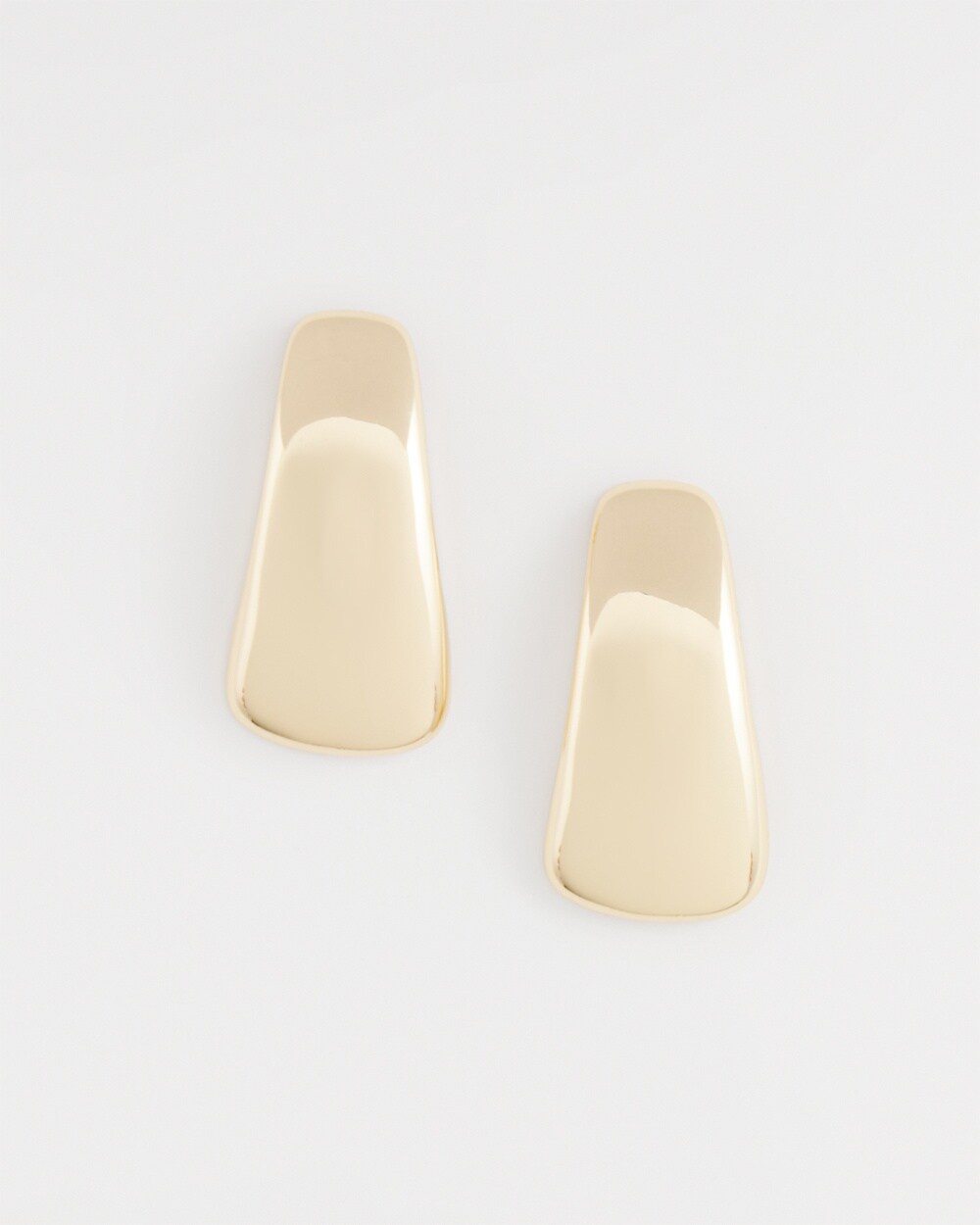 Shop Chico's Curved Gold Tone Earrings |